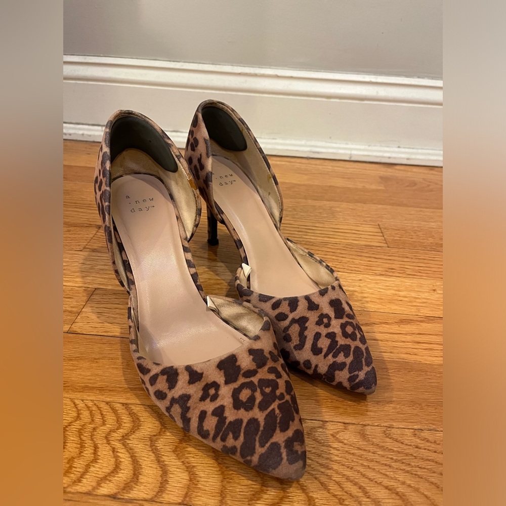 A New Day Leopard Pumps